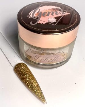 Gems glitter acrylic Michelle