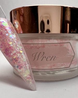 Gems glitter acrylic Wren