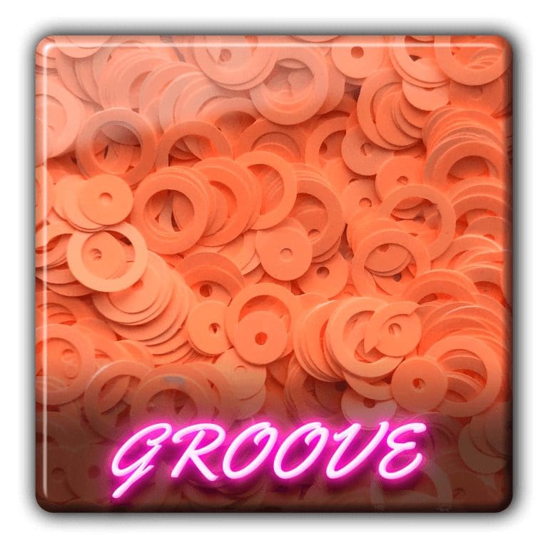 Neon disco rings groove