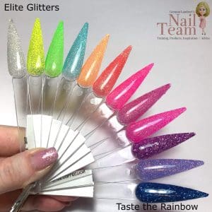 Taste the Rainbow Elite glitter collection