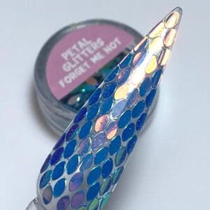 Petal glitter Forget me not