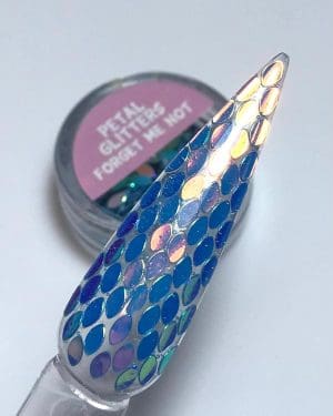 Petal glitter Forget me not