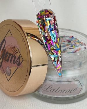 Gems glitter acrylic Paloma