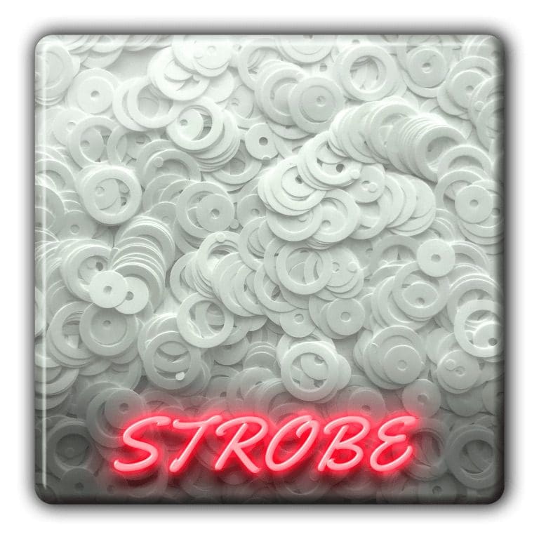 Neon disco rings strobe