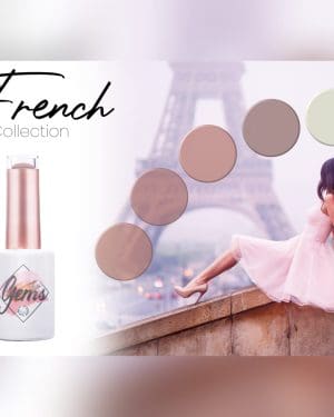 Gems gel polish French collection