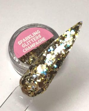 Sparkling glitter Champagne