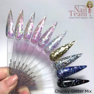 Chunky glitter collection