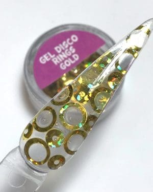 Gel disco rings Gold