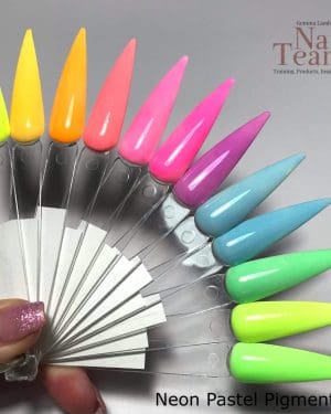 Neon pastel pigments collection