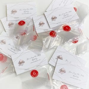 Gems Long Clear Stiletto Refill Tips