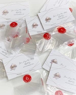 Gems Long Clear Stiletto Refill Tips