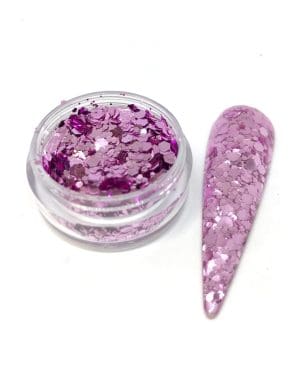 Metallic glitter Mauve