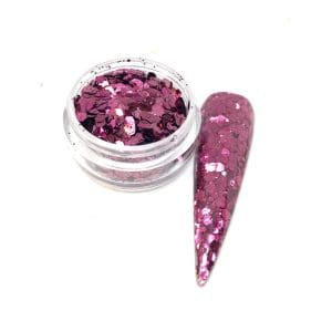 Metallic glitter Maroon