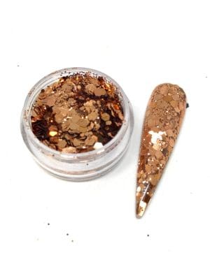 Metallic glitter Cappuccino