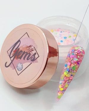 Gems Glitter Acrylic Zoey