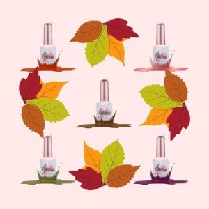 Gems gel polish Falling Leaves collection