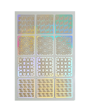 perfect nails 3 in 1 holo stickers