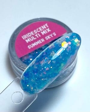 Iridescent multi mix Summer skys