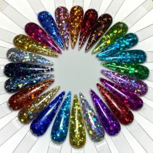Full Lazer glitter dots collection