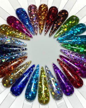 Full Lazer glitter dots collection