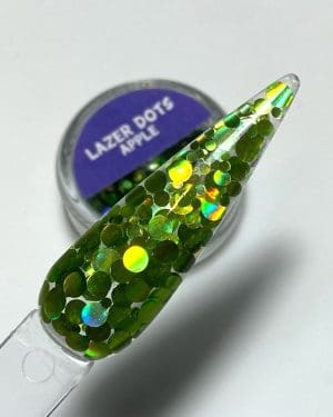 Lazer glitter dots Apple