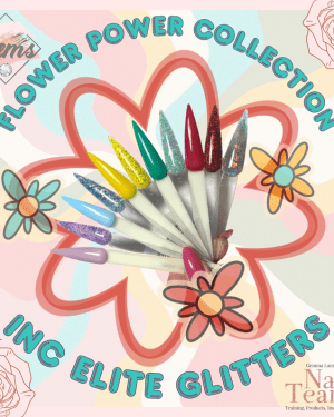 Gems Gel Polish Flower Power Collection inc elite glitters
