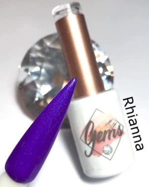 Gems gel polish Rihanna