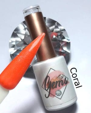 Gems gel polish Coral