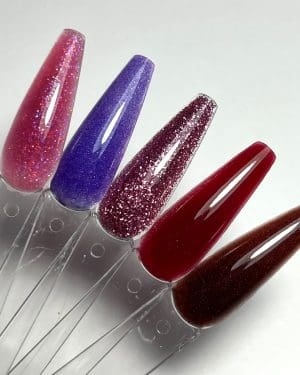 Gems coloured acrylic Girly Glam collection