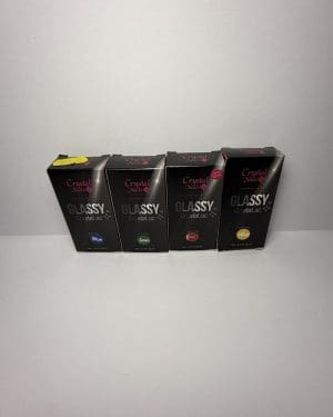 CN glassy crystalac blue