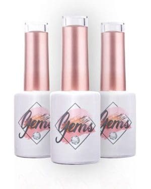 Gems Betty base, Martha matte and felicity flex gel