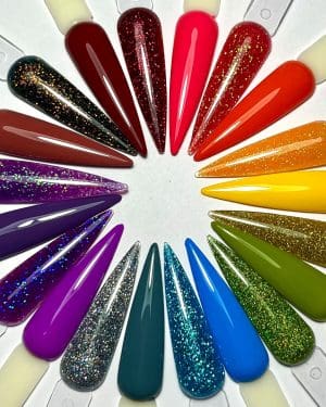 Gems Gel Polish Equinox collection including the elite glitters