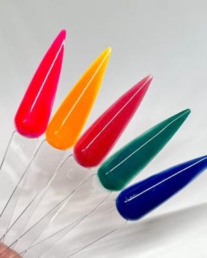 Gems coloured acrylic Summer Solstice collection